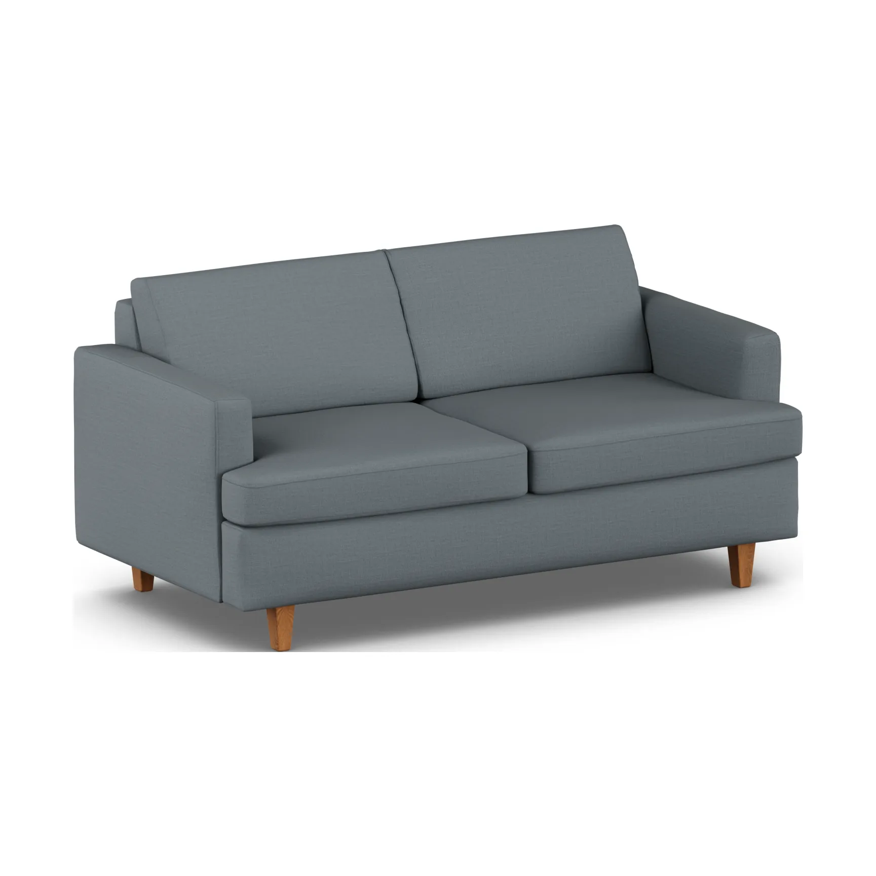 Binga 2,5-personers sovesofa, Same Blue 6678-mørkbejdset ask 1898