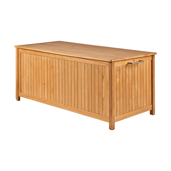 Bjärknäs hyndeboks med hjul L 180x85x75 cm, Teak 1898