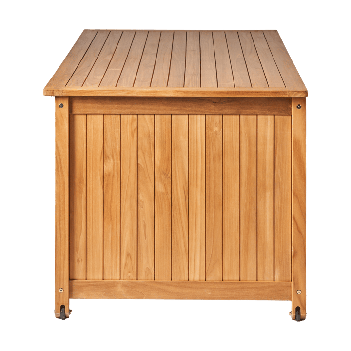Bjärknäs hyndeboks med hjul L 180x85x75 cm, Teak 1898