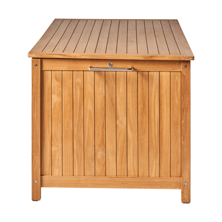 Bjärknäs hyndeboks med hjul L 180x85x75 cm, Teak 1898