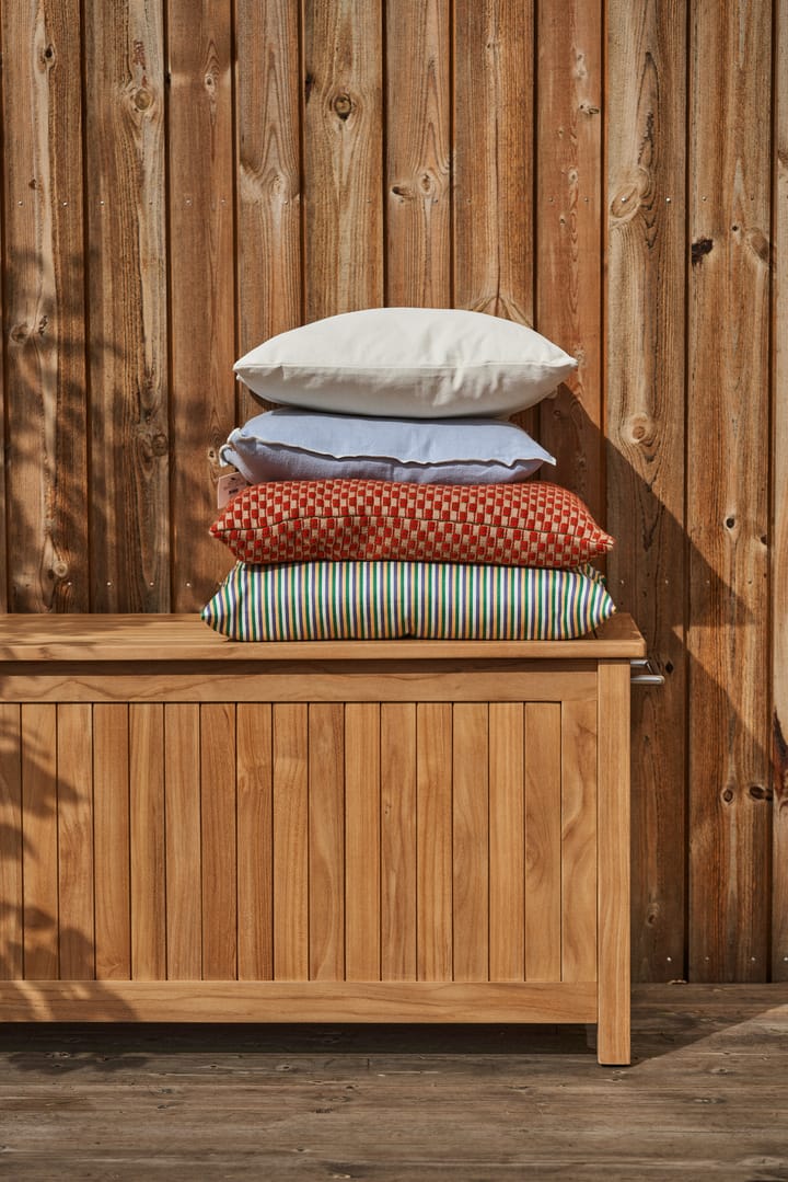 Bjärknäs hyndeboks med hjul L 180x85x75 cm, Teak 1898