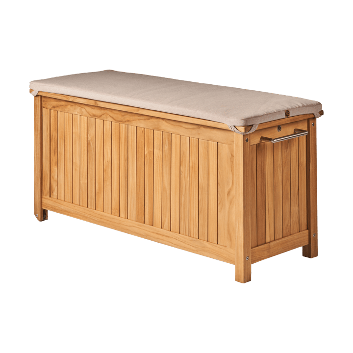 Bjärknäs hyndeboks med hjul S 130x50x60 cm, Teak 1898