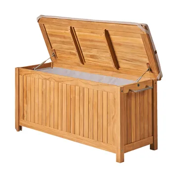 Bjärknäs hyndeboks med hjul S 130x50x60 cm - Teak - 1898