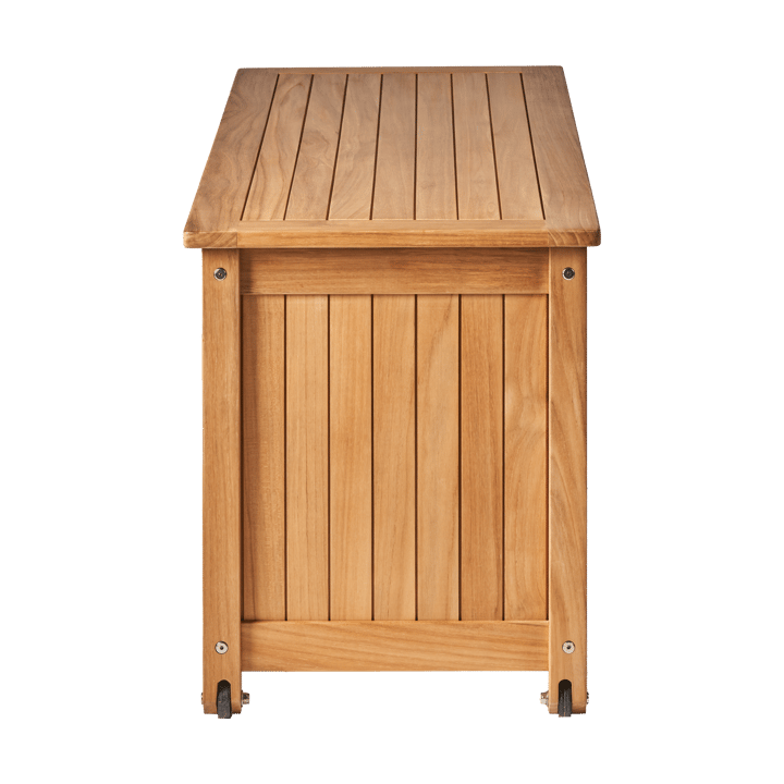 Bjärknäs hyndeboks med hjul S 130x50x60 cm, Teak 1898