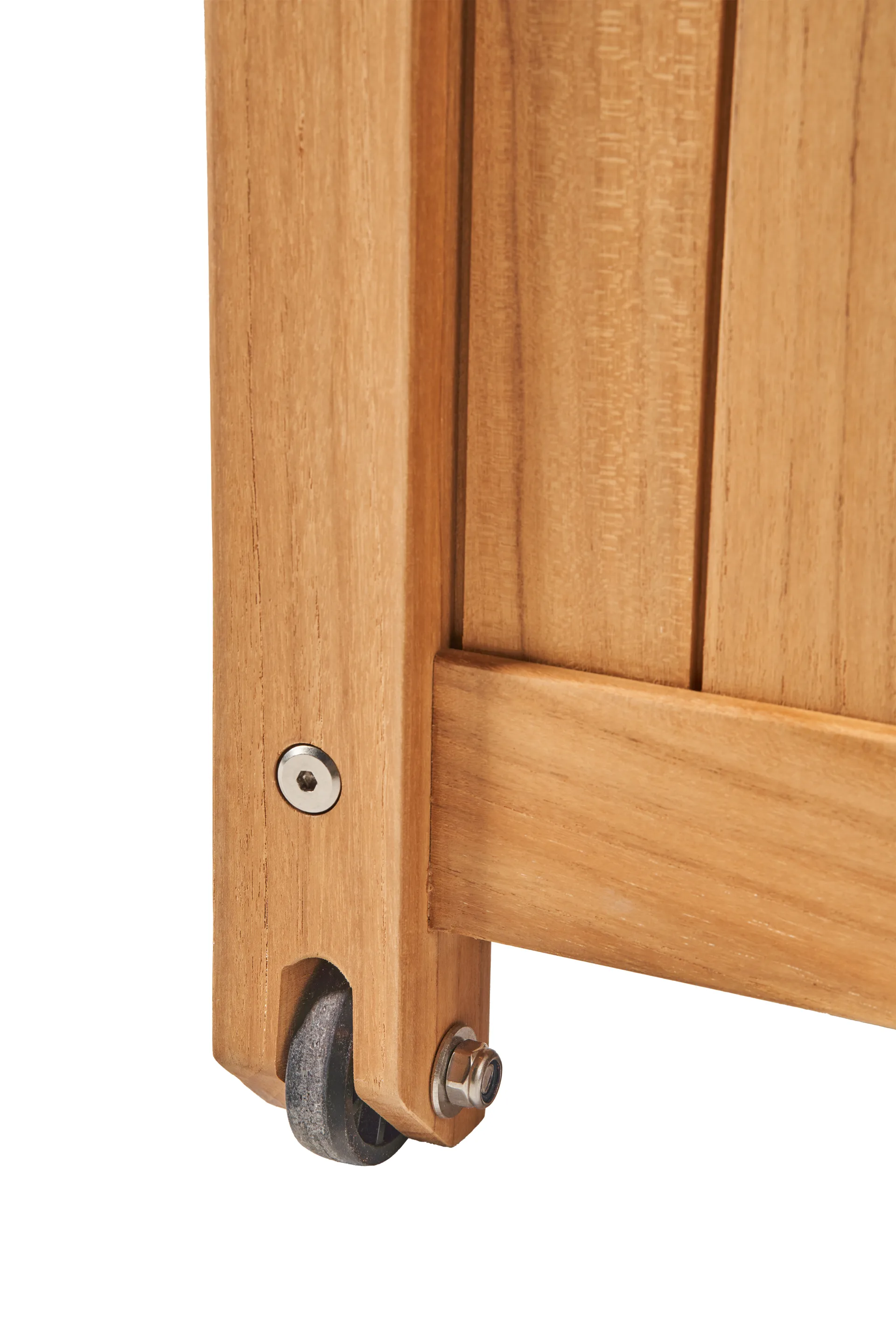 Bjärknäs hyndeboks med hjul S 130x50x60 cm, Teak 1898