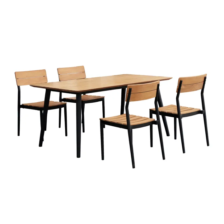 Björnö spisegruppe med 4 teakstole - 1898