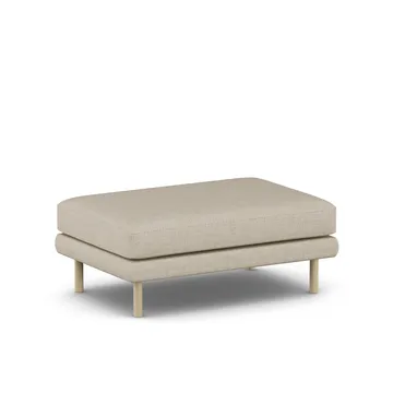 Bredhult fodskammel - Bern Beige 0341-hvidolieret eg - 1898