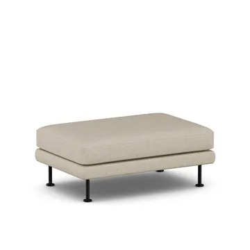 Bredhult fodskammel - Bern Beige 0341-sort stål - 1898