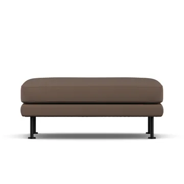 Bredhult fodskammel - Jump Brown 1955-sort stål - 1898