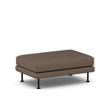 Bredhult fodskammel - Jump Brown 1955-sort stål - 1898