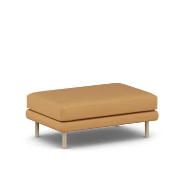 Bredhult fodskammel - Jump Honey 1959-hvidolieret eg - 1898