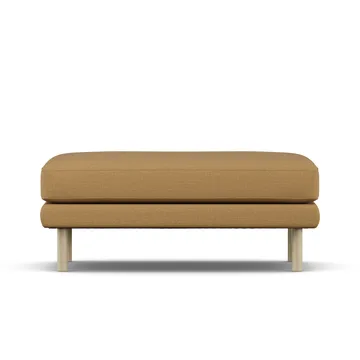 Bredhult fodskammel - Same Ochre 6676-hvidolieret eg - 1898