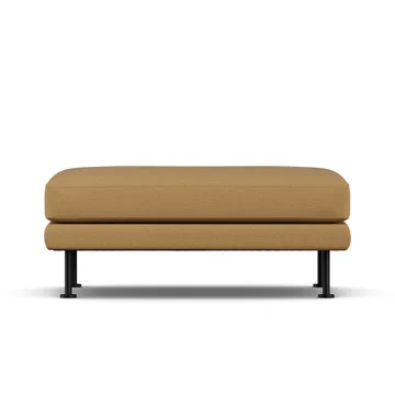 Bredhult fodskammel - Same Ochre 6676-sort stål - 1898