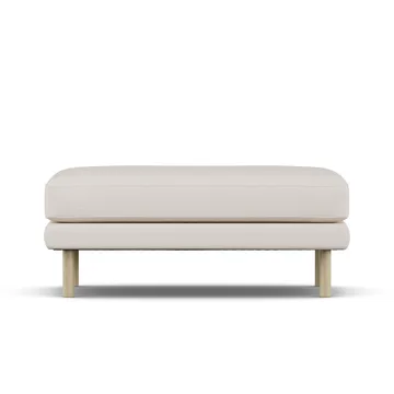 Bredhult fodskammel - Same Off White 6671-hvidolieret eg - 1898