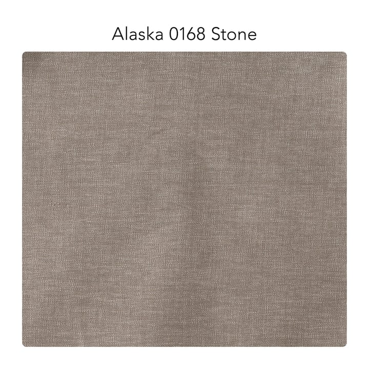 Bredhult modulsofa, A1 - stof Alaska 0168 stone, hvidolierede egetræsben - 1898