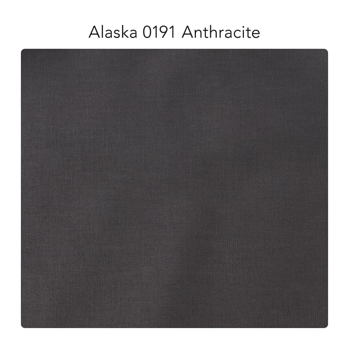Bredhult modulsofa, A1, stof Alaska 0191 anthracite, hvidolierede egetræsben 1898