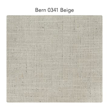 Bredhult sofa - 3-pers. stof Bern 0341 beige, hvidolierede ben i eg - 1898