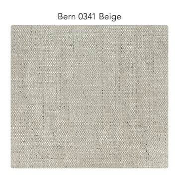 Bredhult sofa - 3-pers. stof Bern 0341 beige, sorte stålben - 1898