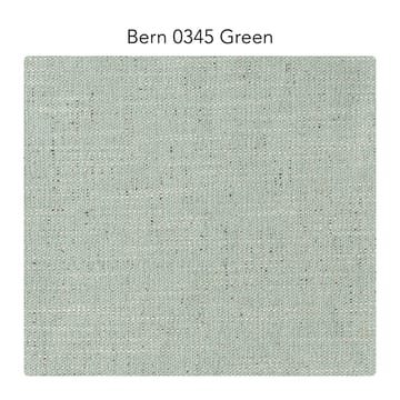 Bredhult sofa - 3-pers. stof Bern 0345 green, hvidolierede ben i eg - 1898