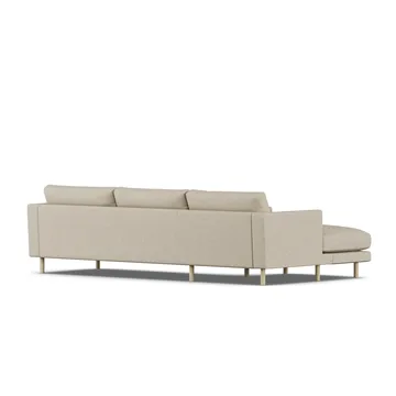 Bredhult sofa - Bern Beige 0341-hvidolieret eg, 2,5-pers. C2 - 1898