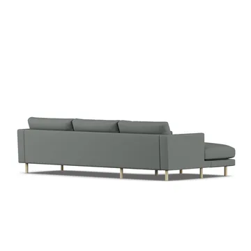 Bredhult sofa - Caleido Grey 1240-hvidolieret eg, 2,5-pers. C2 - 1898