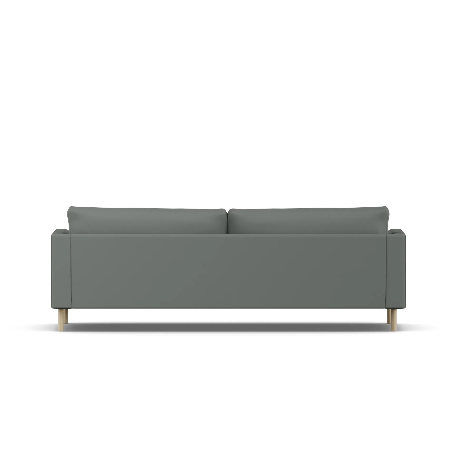 Bredhult sofa, Caleido Grey 1240-hvidolieret eg, 3-pers. 1898