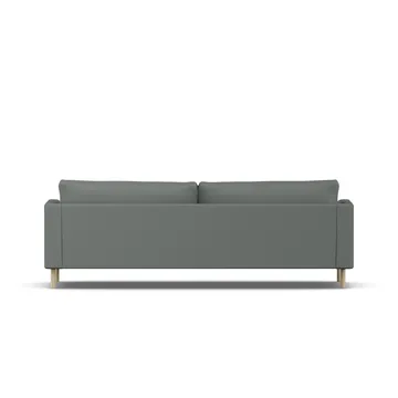 Bredhult sofa - Caleido Grey 1240-hvidolieret eg, 3-pers. - 1898