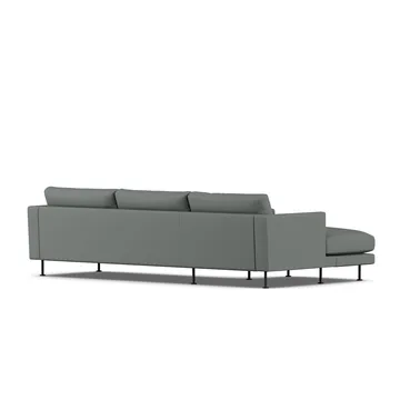 Bredhult sofa - Caleido Grey 1240-sort stål, 2,5-pers. C2 - 1898