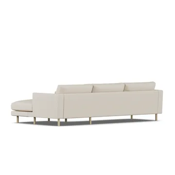 Bredhult sofa - Jump Beige 1956-hvidolieret eg, 2,5-pers. C1 - 1898