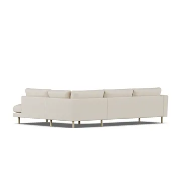 Bredhult sofa - Jump Beige 1956-hvidolieret eg, 3-pers. A1 - 1898