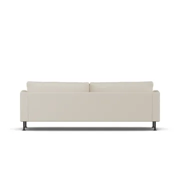 Bredhult sofa - Jump Beige 1956-sort stål, 3-pers. - 1898