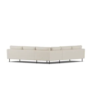 Bredhult sofa - Jump Beige 1956-sort stål, hjørnesofa F - 1898