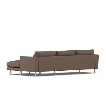 Bredhult sofa - Jump Brown 1955-hvidolieret eg, 2,5-pers. C1 - 1898
