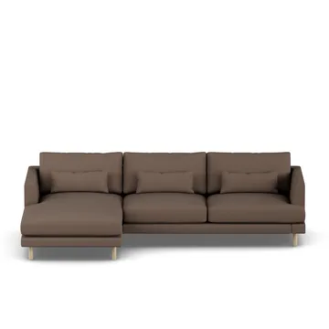 Bredhult sofa - Jump Brown 1955-hvidolieret eg, 2,5-pers. C2 - 1898