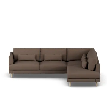 Bredhult sofa - Jump Brown 1955-hvidolieret eg, 3-pers. A1 - 1898