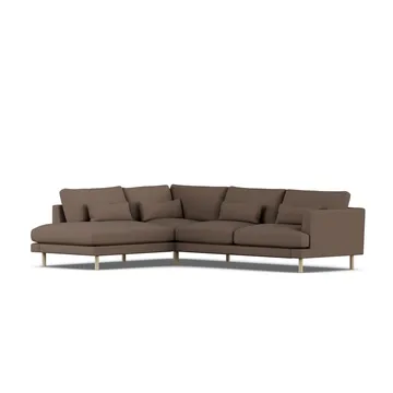 Bredhult sofa - Jump Brown 1955-hvidolieret eg, 3-pers. A2 - 1898