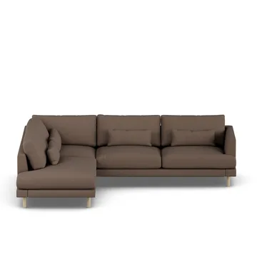 Bredhult sofa - Jump Brown 1955-hvidolieret eg, 3-pers. A2 - 1898