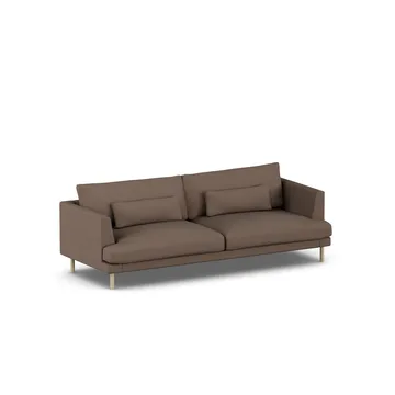 Bredhult sofa - Jump Brown 1955-hvidolieret eg, 3-pers. - 1898
