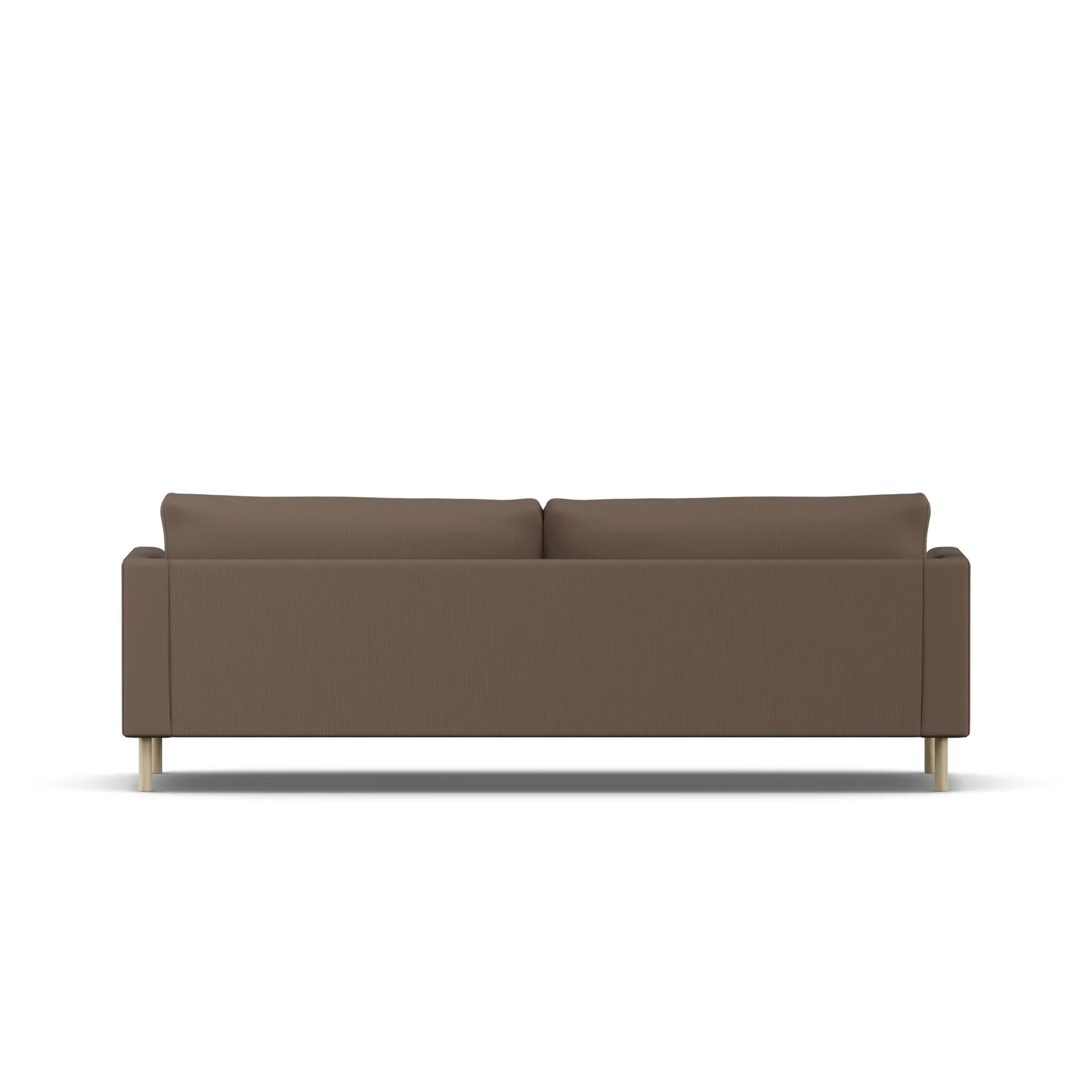 Bredhult sofa, Jump Brown 1955-hvidolieret eg, 3-pers. 1898