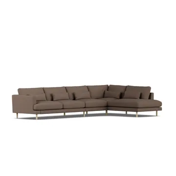 Bredhult sofa - Jump Brown 1955-hvidolieret eg, 4-pers. B1 - 1898