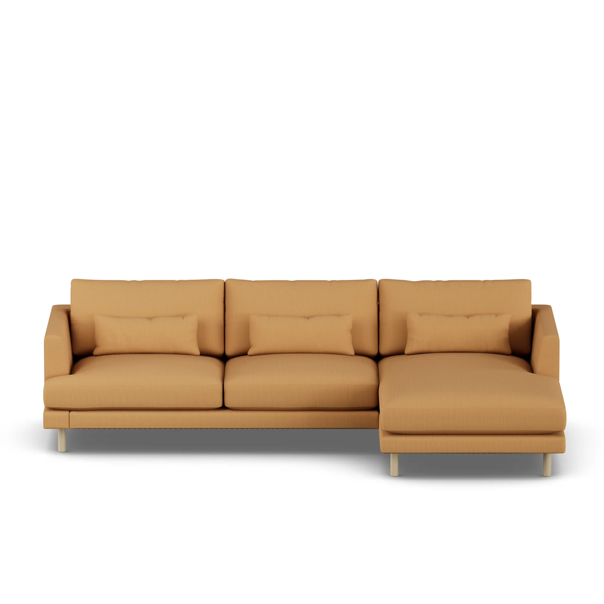 Bredhult sofa, Jump Honey 1959-hvidolieret eg, 2,5-pers. C1 1898