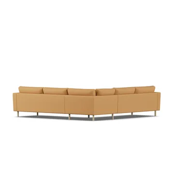 Bredhult sofa - Jump Honey 1959-hvidolieret eg, hjørnesofa F - 1898