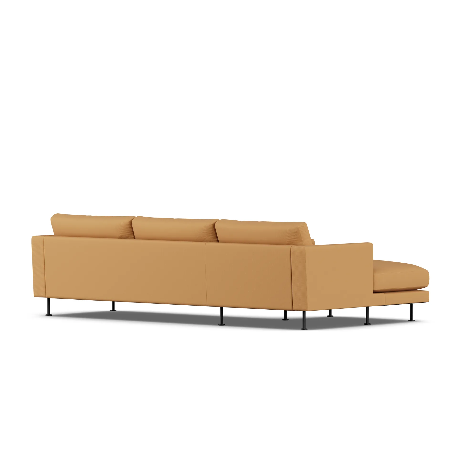 Bredhult sofa, Jump Honey 1959-sort stål, 2,5-pers. C2 1898