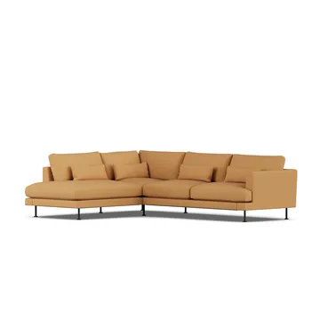Bredhult sofa - Jump Honey 1959-sort stål, 3-pers. A2 - 1898