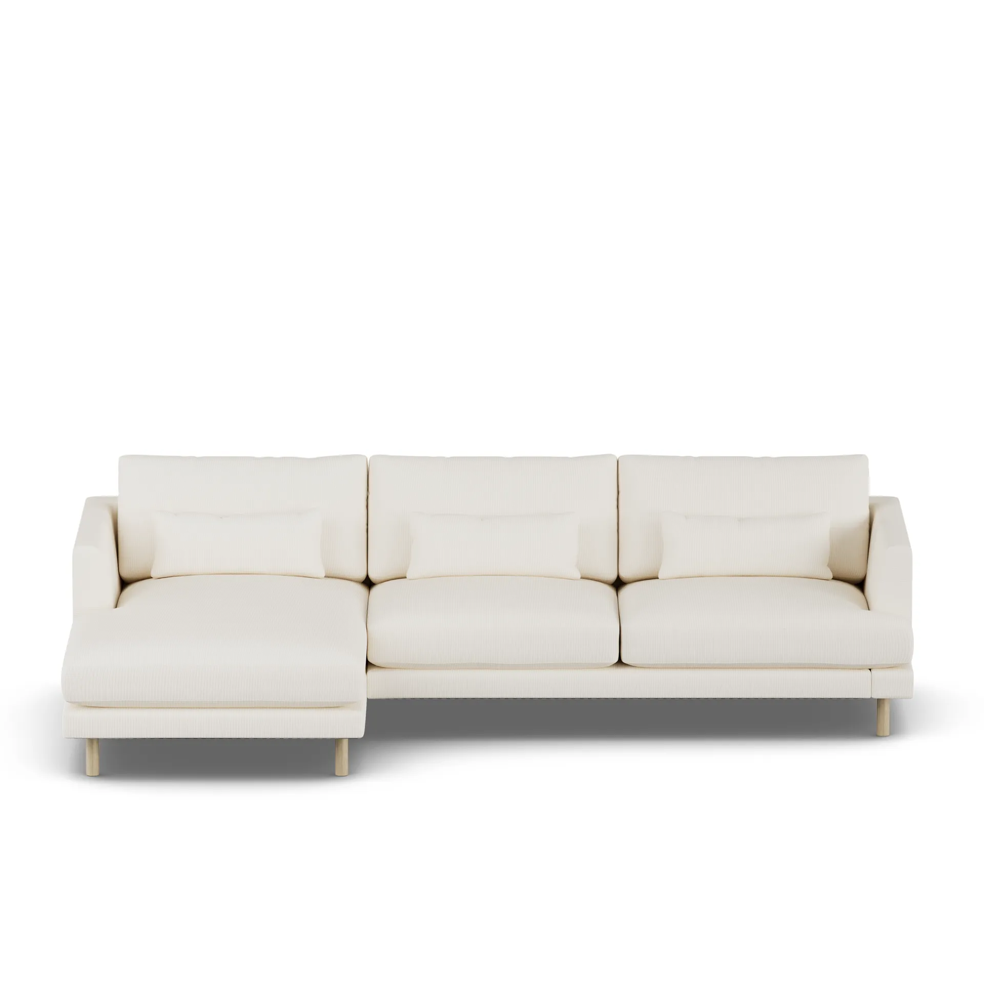 Bredhult sofa, Jump Off White 1954-hvidolieret eg, 2,5-pers. C2 1898