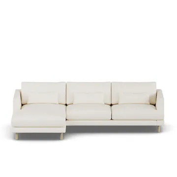 Bredhult sofa - Jump Off White 1954-hvidolieret eg, 2,5-pers. C2 - 1898
