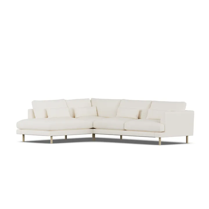 Bredhult sofa - Jump Off White 1954-hvidolieret eg, 3-pers. A2 - 1898