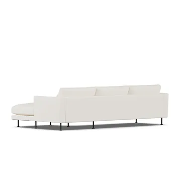 Bredhult sofa - Jump Off White 1954-sort stål, 2,5-pers. C1 - 1898