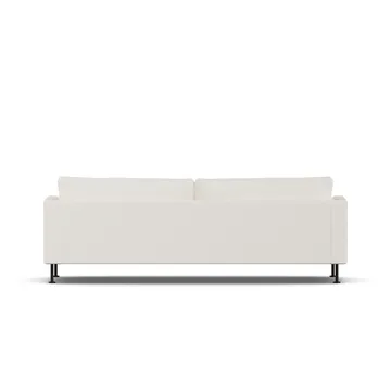 Bredhult sofa - Jump Off White 1954-sort stål, 3-pers. - 1898