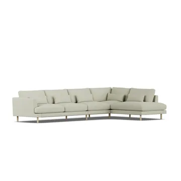 Bredhult sofa - Luiza Beige 3981-hvidolieret eg, 4-pers. B1 - 1898